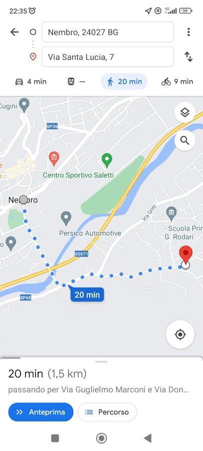 Entire Flat, Independent Entrance, 20 Mins To Bgy - Bergamo Milan Airport Apartment Nembro Bagian luar foto